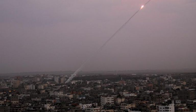 صواريخ فوق سماء غزة- أرشيف