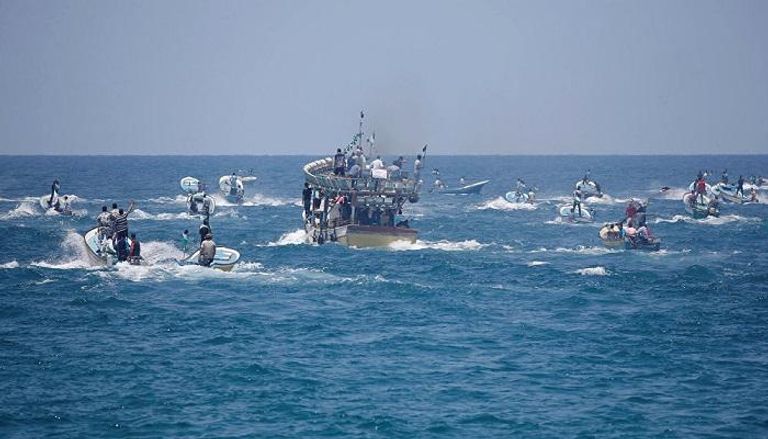سفينة كسر الحصار تغادر شواطئ غزة