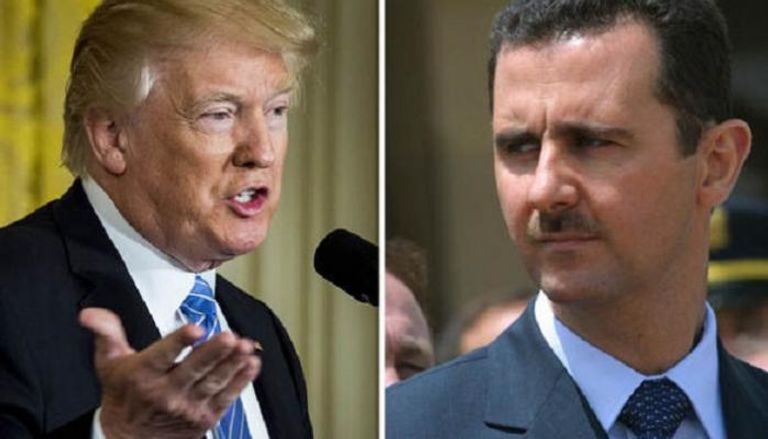 بشار الأسـد ودونالد ترامب