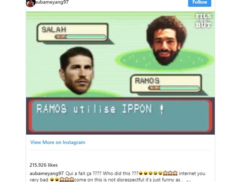 فيديو أوباميانج صلاح إلى جوار أوباميانج