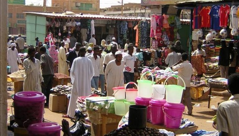 سوق شعبي في السودان - أرشيف