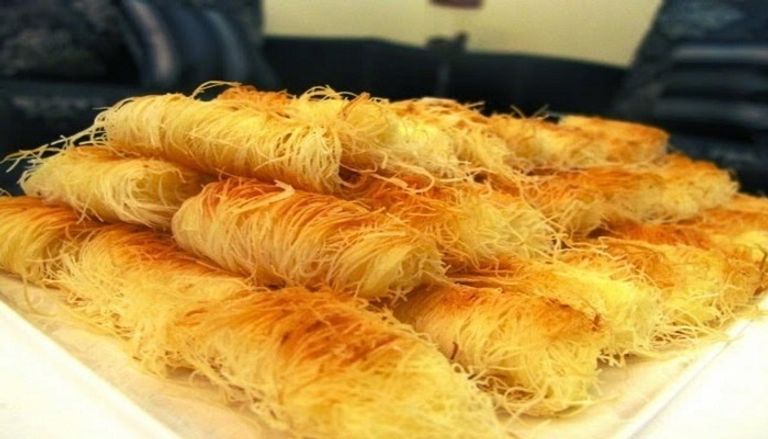 طريقة عمل أصابع الكنافة بالقشدة