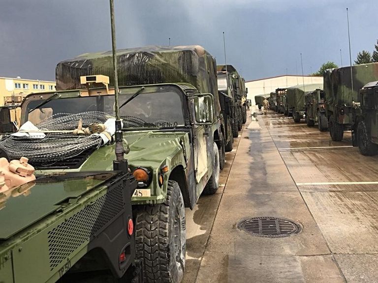 عناصر من الجيش الأمريكي خلال تدريب سابر سترايك عام 2017- أرشيفية