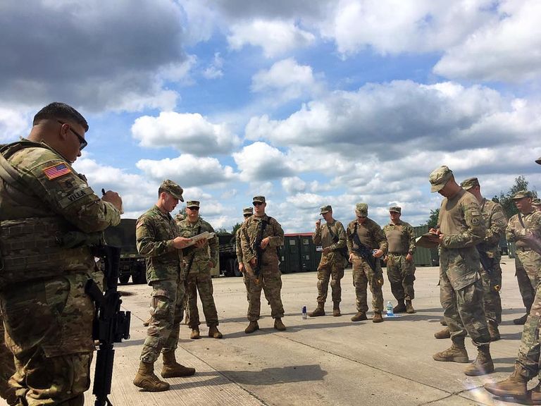 عناصر من الجيش الأمريكي خلال تدريب سابر سترايك عام 2017- أرشيفية