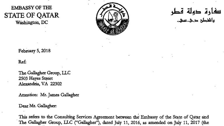 الوثائق كشفت اتفاقيات بين قطر وشركة أمريكية