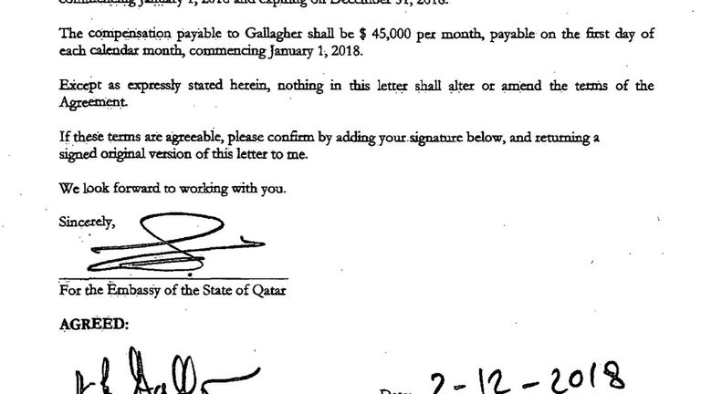 الوثائق كشفت اتفاقيات بين قطر وشركة أمريكية