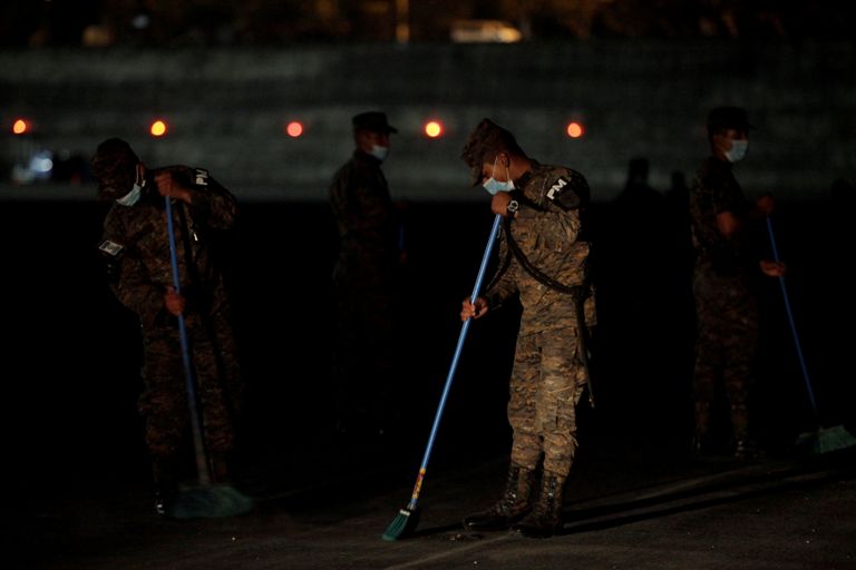 بركان ثائر في جواتيمالا