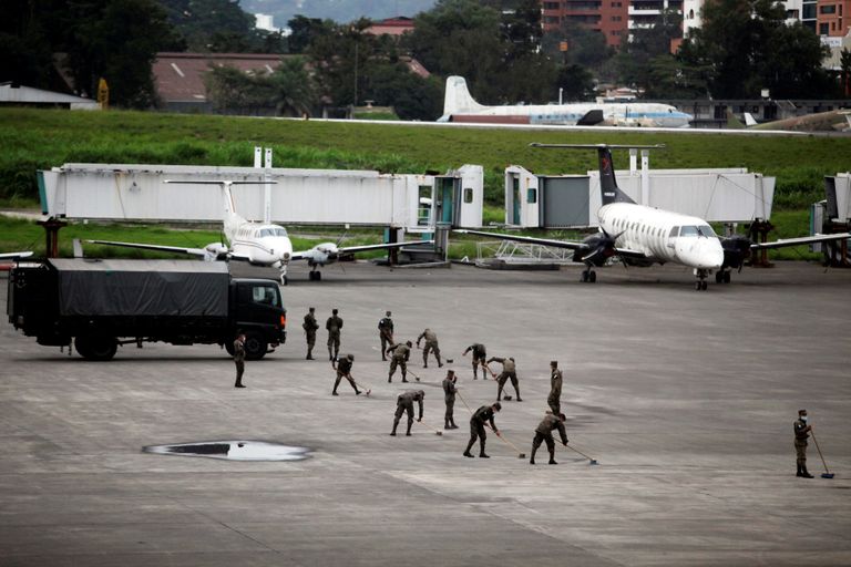 بركان ثائر في جواتيمالا