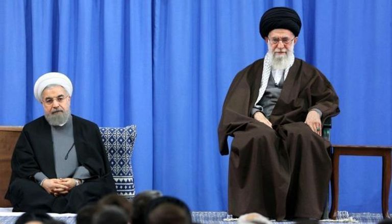 مرشد إيران علي خامنئي والرئيس الإيراني حسن روحاني - أرشيفية