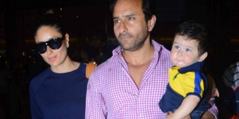  سيف علي خان وكارينا كابور وابنهما