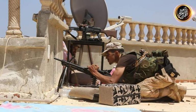 الجيش الليبي فى أحياء درنة