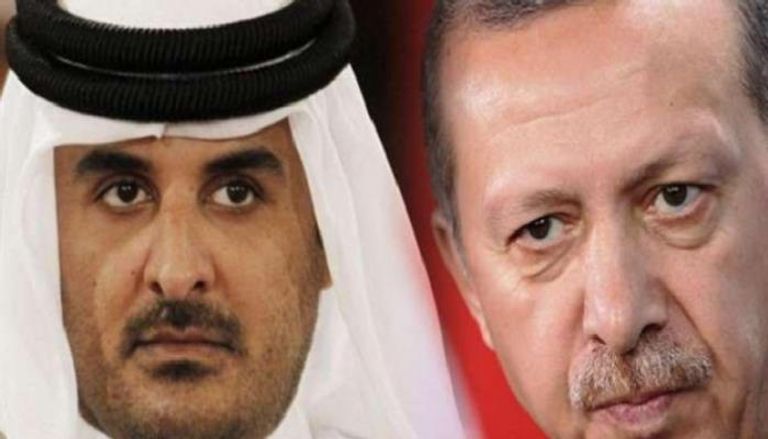 تميم أمير قطر والرئيس التركي رجب طيب أردوغان