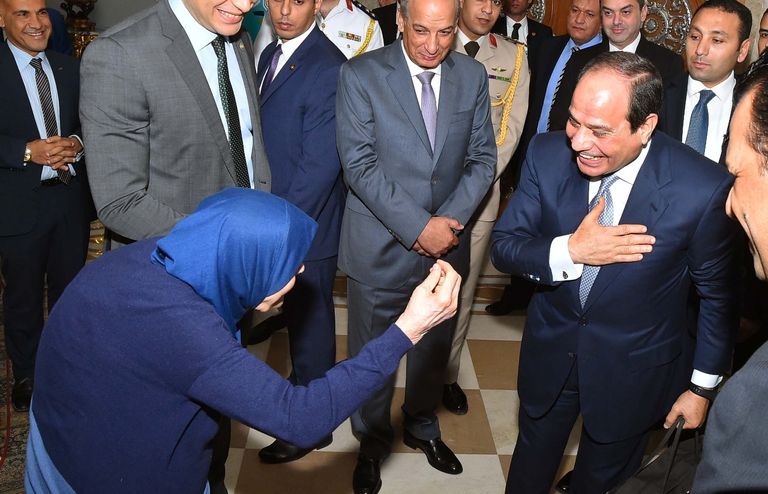 الرئيس السيسي خلال حفل إفطار الأسرة المصرية