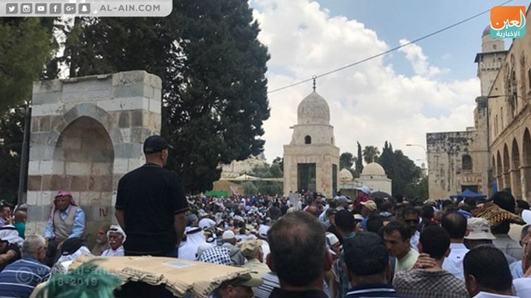 صورة من الأرشيف لاقتحامات المسجد الأقصى