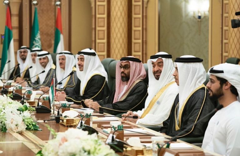 اجتماع بين الشيخ محمد بن زايد آل نهيان والأمير محمد بن سلمان