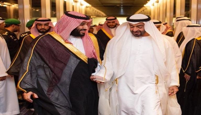 ولي العهد السعودي يستقبل الشيخ محمد بن زايد آل نهيان 