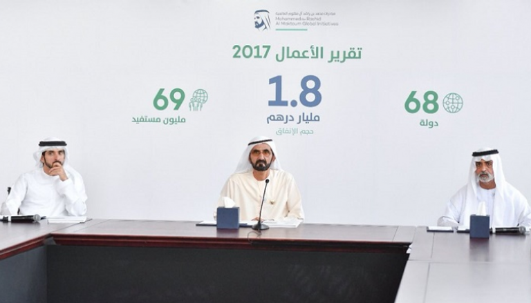 الشيخ محمد بن راشد آل مكتوم يعلن النتائج السنوية للمبادرات
