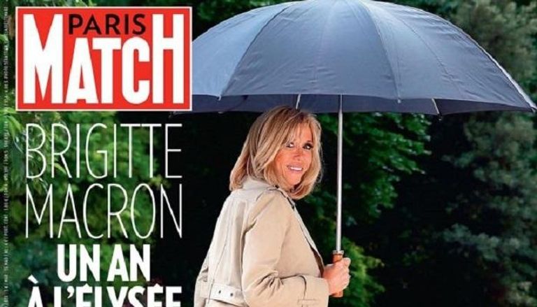 غلاف مجلة باري ماتش عن سيدة فرنسا الأولى