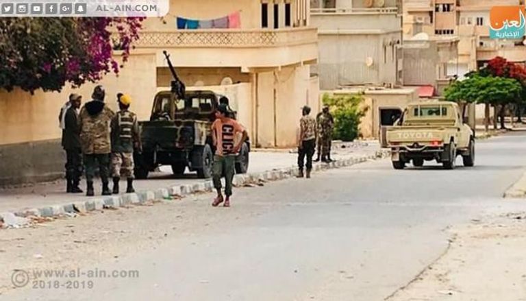 الجيش الليبي في أحياء درنة