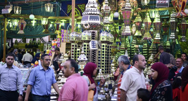 صورة أرشيفية أثناء إطلاق مدفع رمضان بالقلعة 