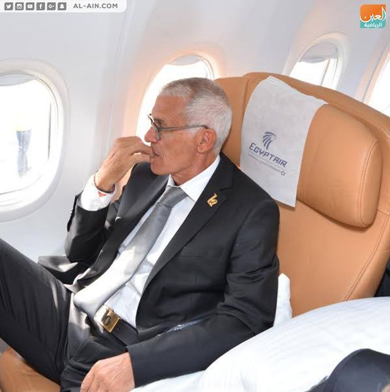 بعثة منتخب مصر تغادر إلى روسيا