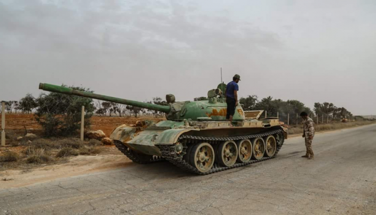 مدرعة تابعة للجيش الليبي 