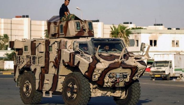 مدرعة تابعة للجيش الوطني الليبي