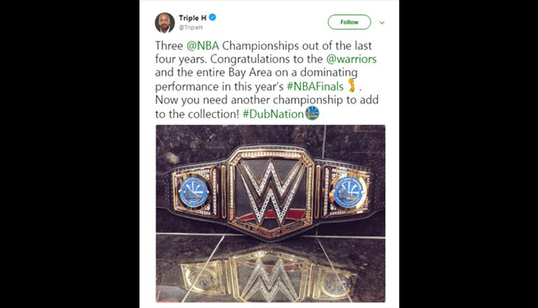 تربل إتش نائب رئيس مؤسسة WWE للمواهب