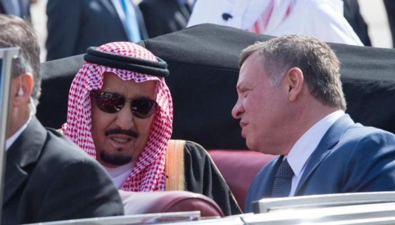 الملك سلمان بن عبدالعزيز والملك عبدالله الثاني