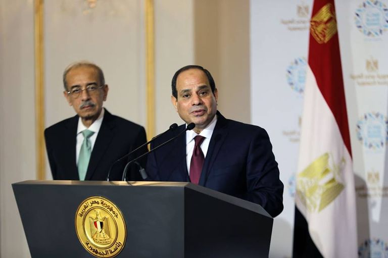 السيسي وشريف إسماعيل