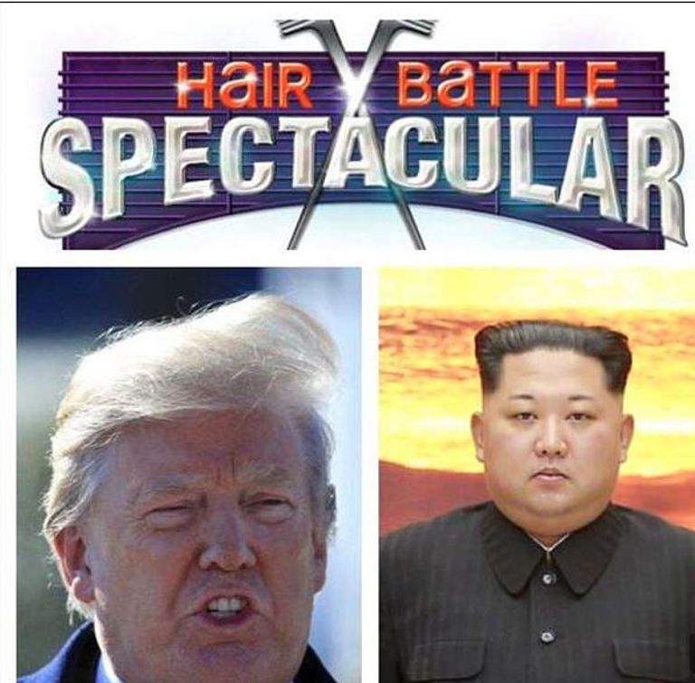 ترامب وكيم تبادلا قصة الشعر على تويتر