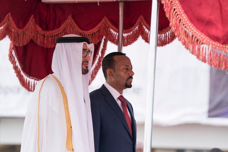 الشيخ مــحمد بن زايد آل نهيان يصل إلى أديس أبابا في زيارة رسمية