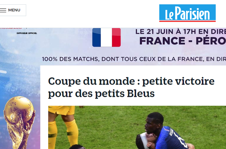 مواجهة فرنسا وأستراليا 