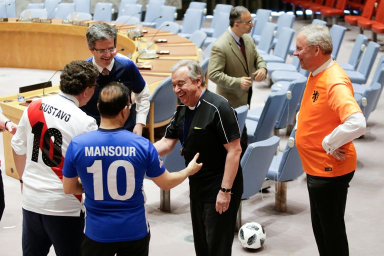 أجواء مونديال روسيا تنتقل إلى قلب الأمم المتحدة