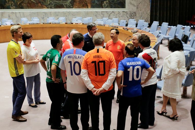 أجواء مونديال روسيا تنتقل إلى قلب الأمم المتحدة