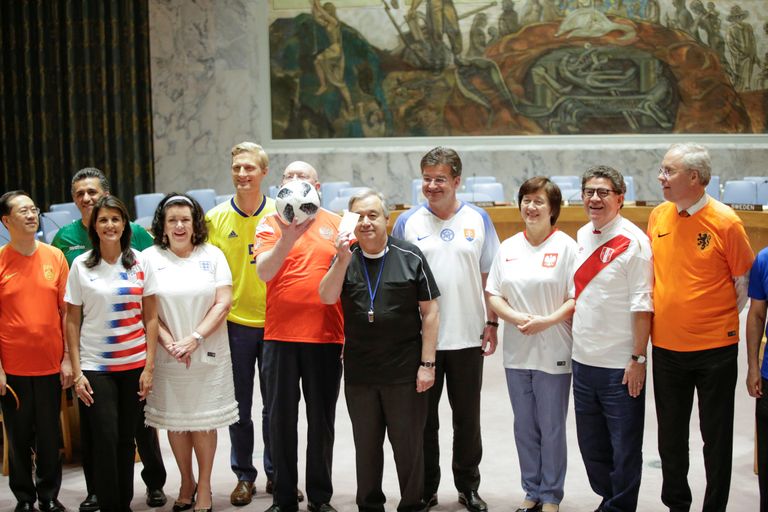 أجواء مونديال روسيا تنتقل إلى قلب الأمم المتحدة