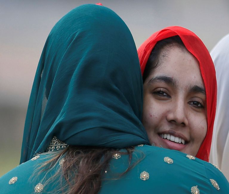 صلاة العيد في مدينة دلهي الهندية