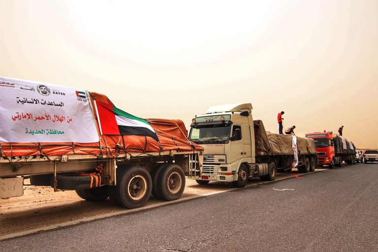 قافلة مساعدات إنسانية للحديدة