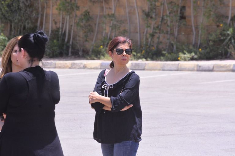 تشييع جثمان الفنان ماهر عصام