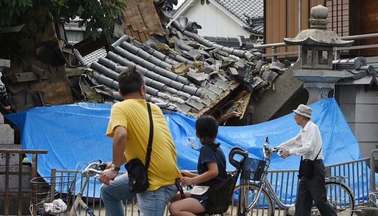زلزال أوساكا باليابان - وكالة الأنباء الفرنسية