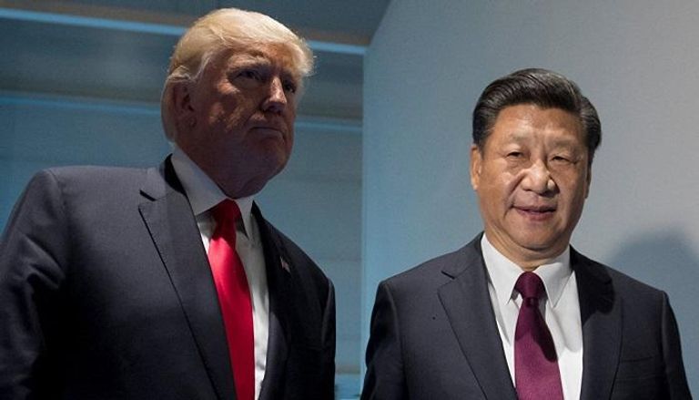 رئيس الصين مع ترامب في لقاء سابق