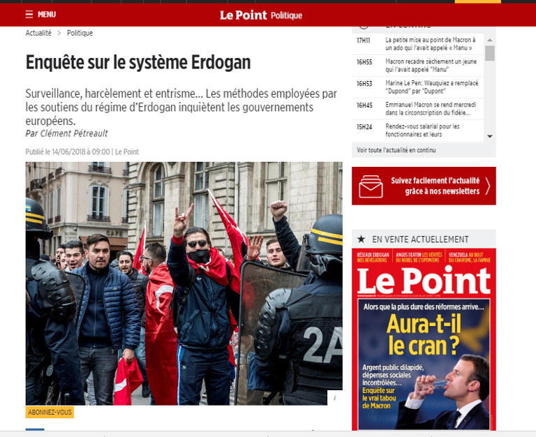 أنصار أردوغان في أوروبا يثيرون الشغب