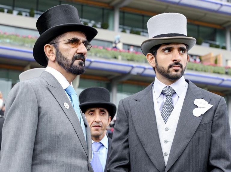 الشيخ محمد بن راشد يشهد مهرجان "رويال أسكوت" للخيول في إنجلترا