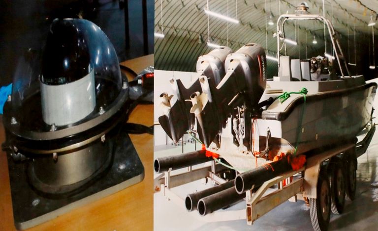 أسلحة إيرانية ضبطت في اليمن