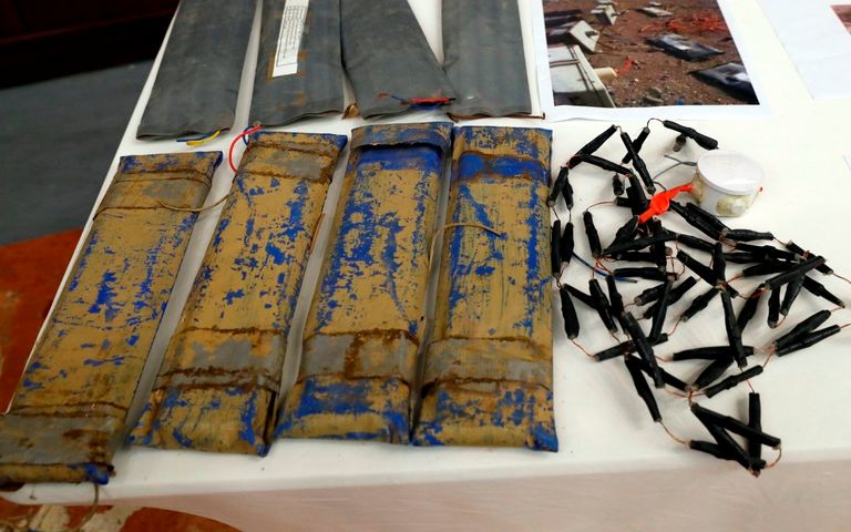 أسلحة إيرانية ضبطت في اليمن