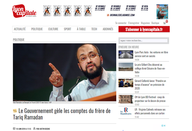 ليون كابيتال الصحيفة التي كشفت عن القرار هاني رمضان حفيد مؤسس الإخوان