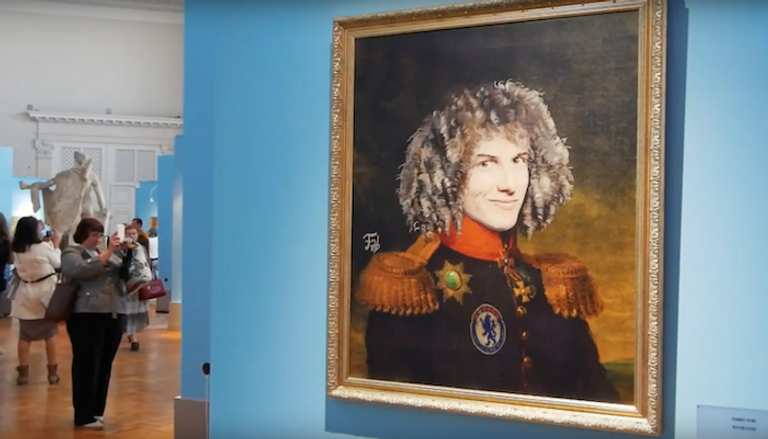 نجوم كرة القدم بزي جنرالات القرن التاسع عشر