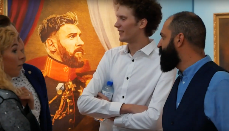 نجوم كرة القدم بزي جنرالات القرن التاسع عشر