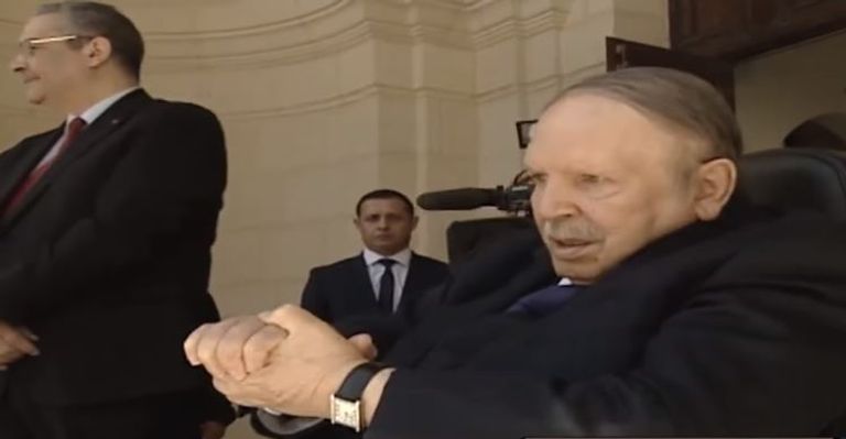آخر ظهور للرئيس الجزائري الرئيس الجزائري عبدالعزيز بوتفليقة