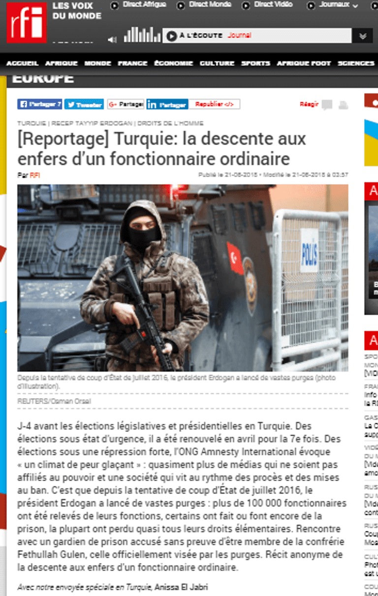 أردوغان يبطش بمعارضيه - أرشيفية